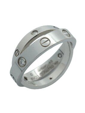Cartier Ring Be Love 18k White Gold Diamond